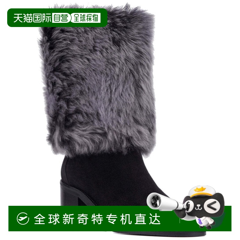 自營Aquatalia Jolie 防風(fēng)雨麂皮靴 - 黑色 【美國奧萊】直發(fā)