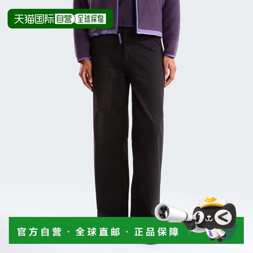 自营欧洲直邮The North Face北面 Pinecrest女士黑色棉质阔腿裤
