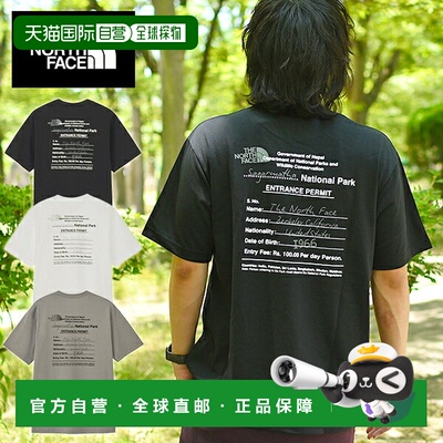 日本直邮The North Face 北面 2026秋冬 Entrance Permission Tee