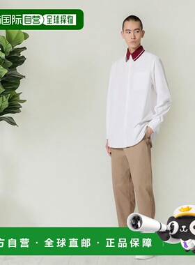 香港直邮VALENTINO 男士衬衫 VABC974WW0BO AW2024 白色