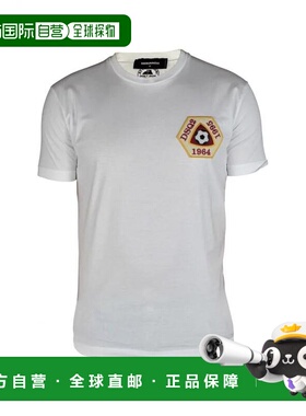 1h可退 香港直邮Dsquared2 二次方 男士 S74gd0721 BIANCO T恤 S7