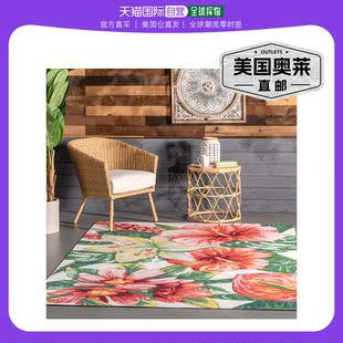 nuLOOM Contemporary Floral Sabrina Area Rug - multi 【美国奥