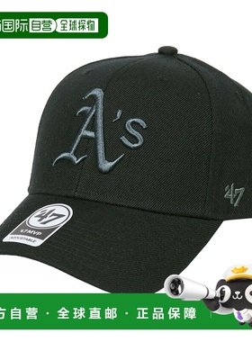 日本直邮47Brand 道奇队MVP MLB棒球帽男女黑色纽约洛杉矶洋基队
