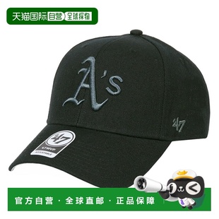 日本直邮47Brand 道奇队MVP MLB棒球帽男女黑色纽约洛杉矶洋基队