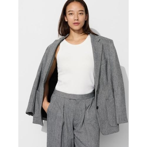 UNIQLO优衣库 美式无袖背心女款 00 WHITE 3XL 477223