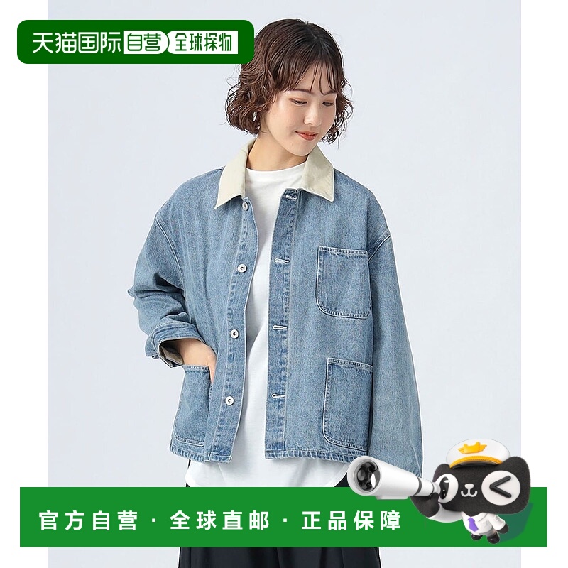 1h可退 日本直邮BEAMS HEART 女装 2WAY可 褶边领 棉质卡其布/丹