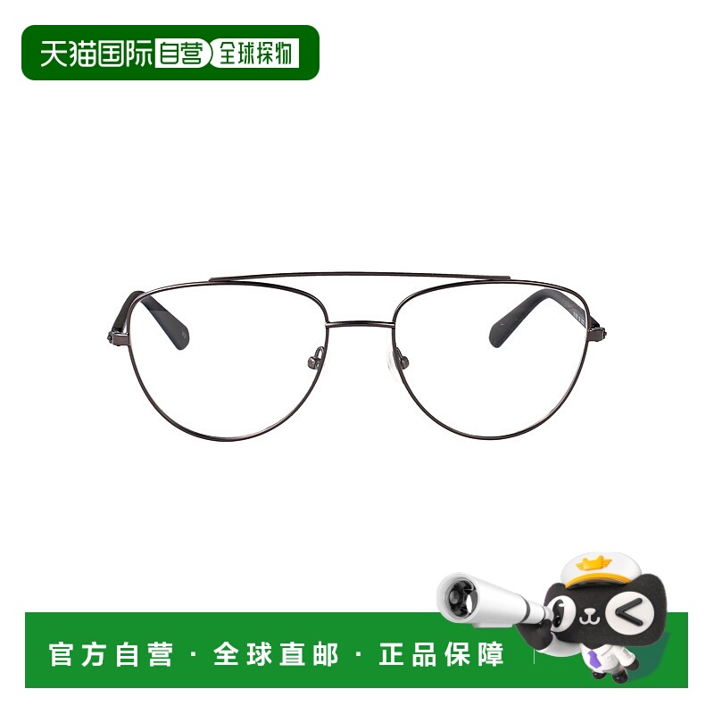 香港直邮潮奢 calvin klein 女士 GUNMETAL/BLACK 金属眼镜 CKJ19