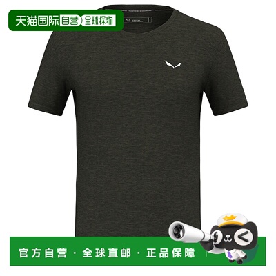 自营欧洲直邮Salewa沙乐华 Eagle Minilogo 美利奴羊毛男款T恤