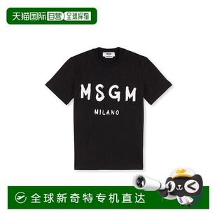 日本直邮MSGM T恤 1h可退 女士印花标志短袖 2000MDM510 20000236