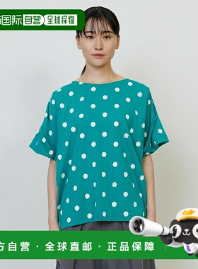 1h可退 日本直邮FRAPBOIS 女士波点印花短袖T恤 B1552PUT704