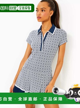 自营Lilly Pulitzer UPF 50+ Luxletic Jessamy Dress Women Blue
