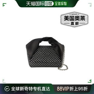 包 皮 J.W.安德森 Twister Hobo anderson水晶中号 黑色