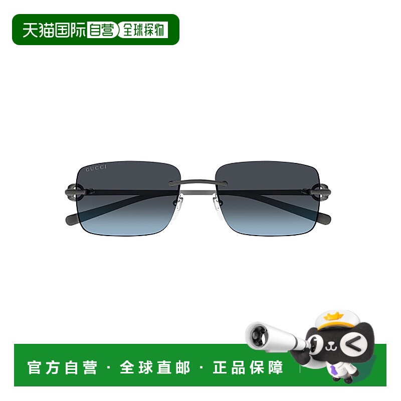 1h可退 香港直邮GUCCI 男士太阳镜 GG1703S006 AW2025 银色 Sungl