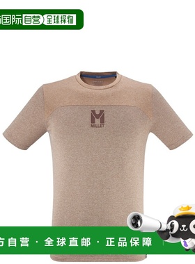 自营欧洲直邮Millet觅乐 SENECA HEATHER TS SS M 男款短袖T恤 棕