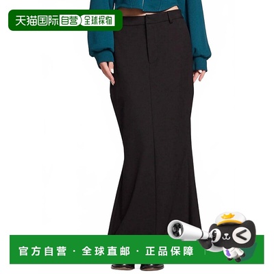 自营chaserAlden Licorice Maxi Skirt In Black - black 美国奥