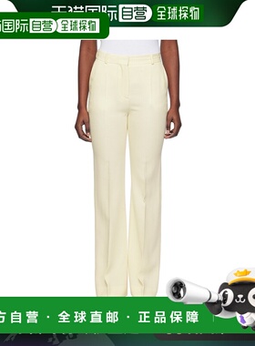 1h可退 香港直邮潮奢 toteme 女士 灰白色 Evening 长裤 241WRB10