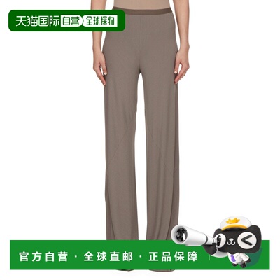 香港直邮RICK OWENS 女士休闲裤 LI01E433434DUST SS2025 浅棕色