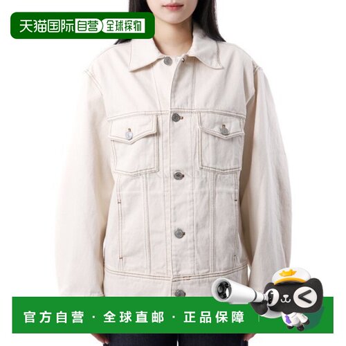 韩国直邮AMI FJK247 DE0039 136 牛仔夹克长袖外套工装