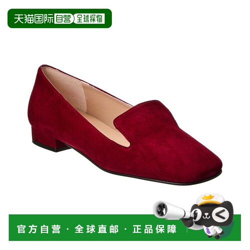 自营 French Sole Zooey 绒面革平底鞋 - 红色 单鞋 直发美国奥莱