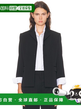 1h可退 香港直邮潮奢 The Row 女士 Eudora 夹克 10174W4 black黑