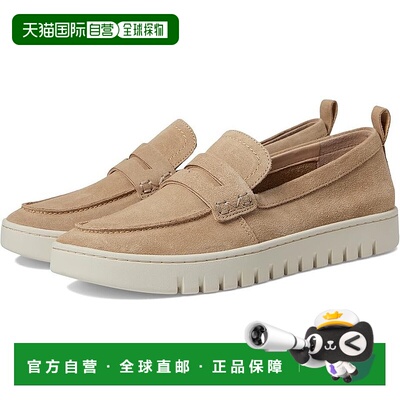 自营 Vionic Uptown I6609L1200 Loafer女式7米色绒面Moc鞋头休闲