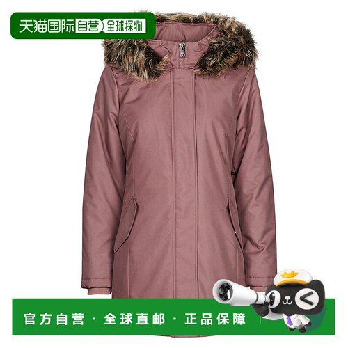 欧洲直邮Only 女士 ONLKATY PARKA COAT CC OTW 派克大衣 玫瑰色