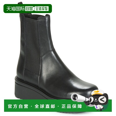 欧洲直邮Vagabond女鞋靴子欧美风厚底切尔西靴黑色短靴烟筒靴新款