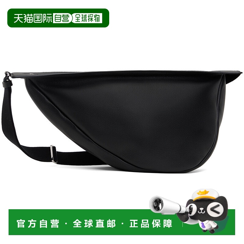 1h可退 香港直邮潮奢 The Row 男士 黑色大号 Slouchy Banana 斜