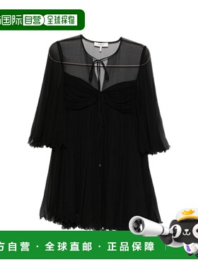 1h可退 香港直邮Chloe 蔻依 女士 Chloe 黑色连衣裙 CH26SRO87