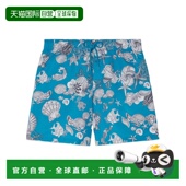 香港直邮Versace 10188841A15181休闲裤 Coral Theatre沙滩裤