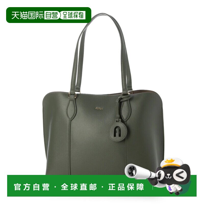 日本直邮FURLA 卡其色 手提包托特包单肩包