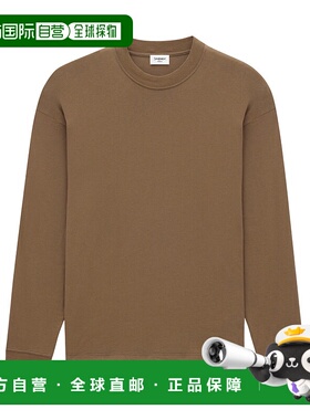 香港直邮Saint Laurent 圆领长袖T恤 815080Y2ZJ2