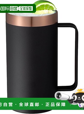 【日本直邮】CB 日本随行杯 500ml 黑色真空隔热双层不锈钢杯 畅