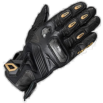 【日本直邮】RsTaichi 皮革手套 全季 触屏对应 护具 黑/金XXL RS