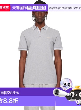 1h可退 香港直邮BOSS 波士 男士 灰色 Paddy Polo 衫 50469055