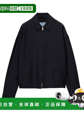 香港直邮Prada 长袖短夹克 P800612I1SOOO羊毛
