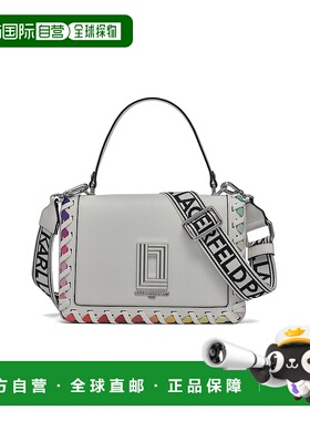 自营 karl lagerfeldSimone Crossbody-冬季白色多色 美国奥莱直