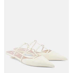 Valentino 华伦天奴 女士 Wispy 20 铆钉皮质凉拖 004193