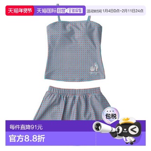 日本直邮ROXY MINI PICNIC GINGHAM分体式泳衣套装[25SPTSW25] 泳