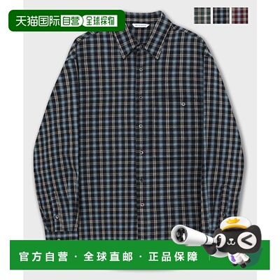 韩国直邮MIMTHEWARDROBE男士男衬衫M232SH1NV MAKERS COTTON CHEC
