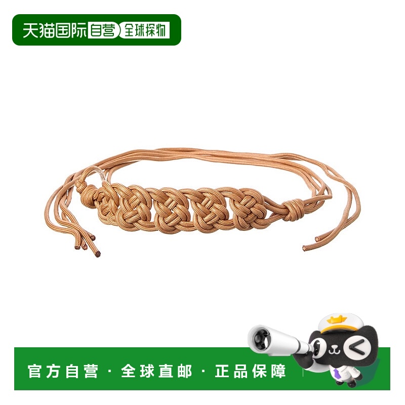自营B-Low The Belt Cordelia Waxed Cord Belt - tan 美国奥莱直