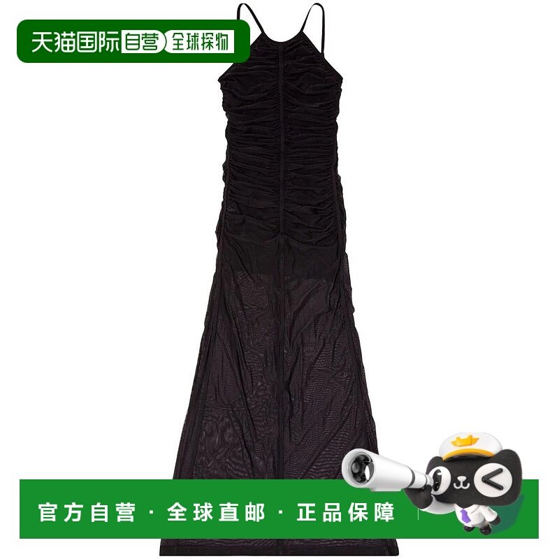香港直邮DIESEL 女士连衣裙 A161240BMBC9XX AW2025 黑色 Maxi dr