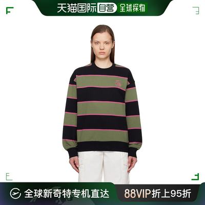 香港直邮潮奢 Carhartt 卡哈特 女士 绿色 & 黑色 Wilt 套头衫 I0