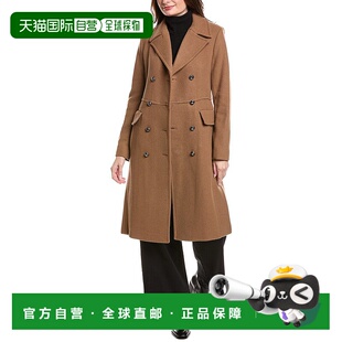 自营Kenneth Cole New York Chevron Textured Wool-Blend Milita