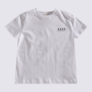 白色 GIVENCHY AW2024 H3035510P 徽标T恤 男童T恤