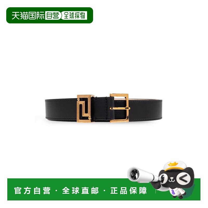 香港直邮VERSACE 女士腰带 1022358DV3T1B00V SS2026 黑色