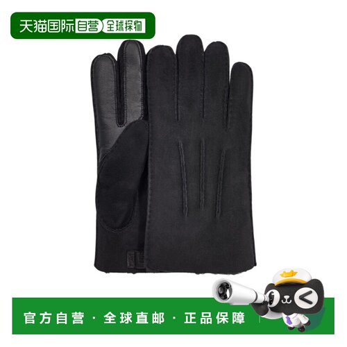 香港直邮UGG 男士手套 18712BLK AW2025 黑色 五【付后1h可退】