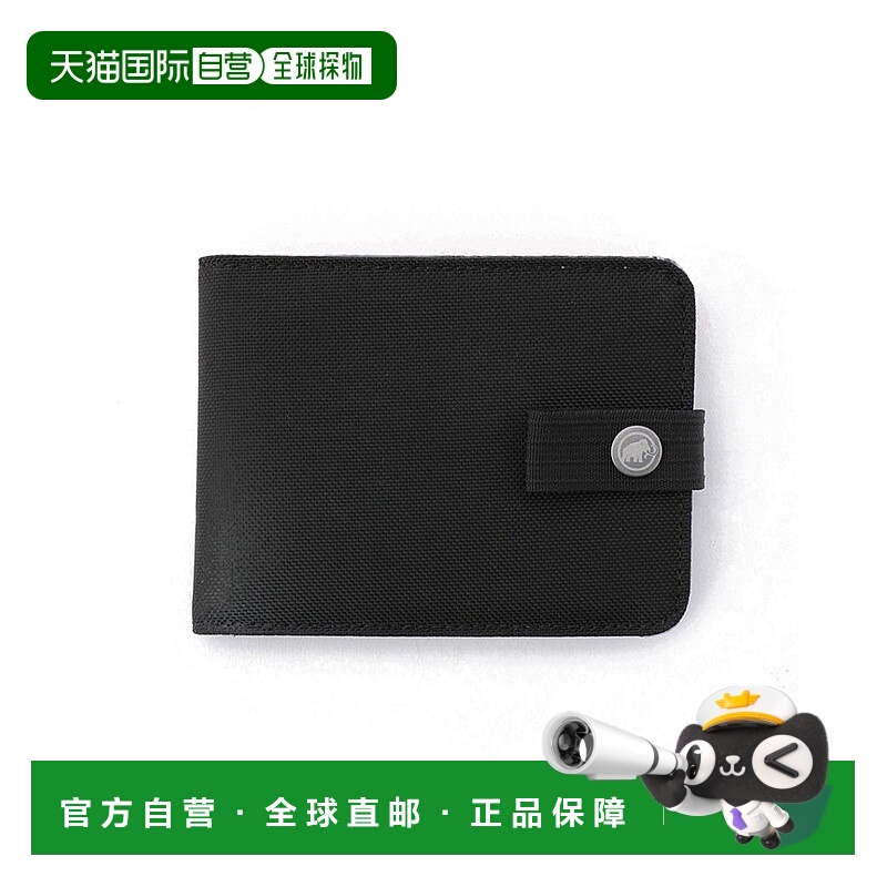 日潮跑腿Mammut猛犸象男士钱包Xero纯色纽扣2810-00190拉链单肩包