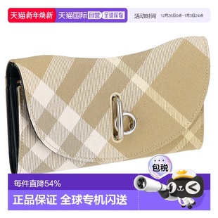 新款 大牌简约风时尚 钱包绿色女士经典 日本直邮BURBERRY博柏利长款