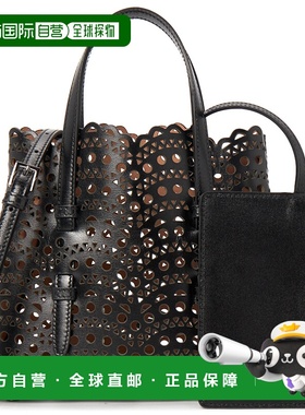 1h可退 韩国直邮ALAIA AA1S06720C0A44 999 女士黑色牛皮肩包 时